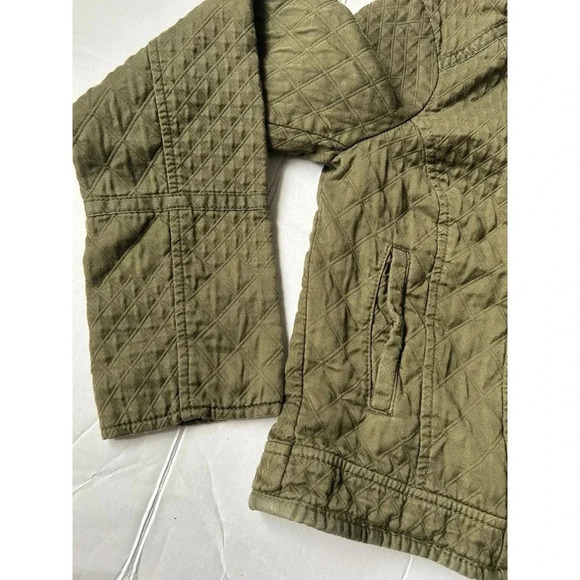 Anthropologie Hei Hei Green Quilted Riding Jacket Small - Picture 7 of 11